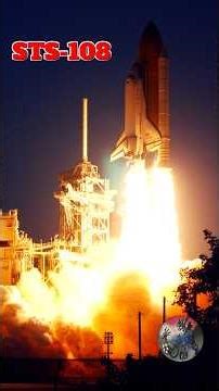 Space Shuttle Mission STS-108: Launch And Booster Separation.
