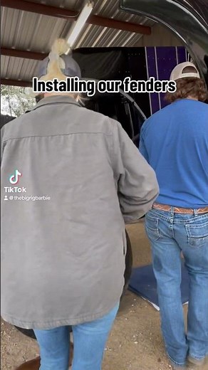 Installing our Talladega Fiberglass Fenders! #trucks #bigrig #truckdriver #truckhead #trucking