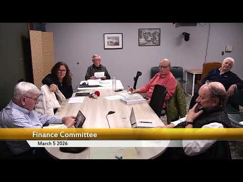 Finance Committee Meeting March 5, 2026