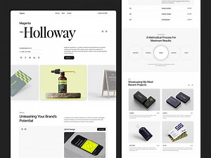 Magenta - Personal Portfolio Landing Page
