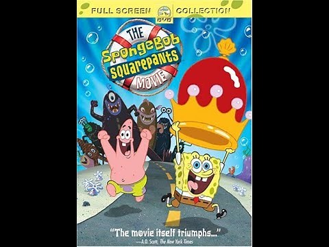 Opening to The SpongeBob SquarePants Movie Full Screen DVD (2005)