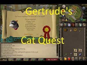 OSRS Quests - Gertrude's cat