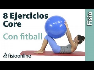 8 ejercicios con pelota de fitball para trabajar el core