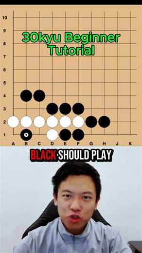 Learn Go Through Puzzles | Beginner 30kyu (0 Elo) #1