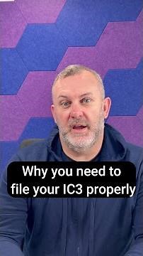 Filing your IC3 properly after a scam is important
