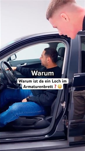 Warum ist da ein Loch im Armaturenbrett #omidmouazzen #autohandel