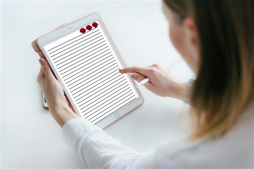 Printable Lined Notebook Paper | A4, A5 and Letter Size Writing Paper | Digital Download Journal Pages | School & Planner Paper - Etsy