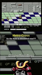 So the floor is electrified now?? #retrogaming #famicom #superretroboss