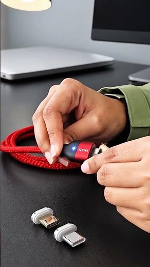 🔵 USB-A Fast Charging Cable (+3 Tips)