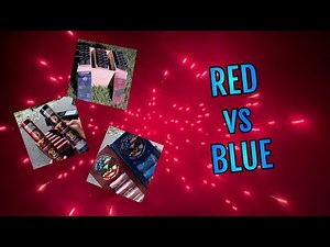 Lighting Joint Task Force Canister Shell Fireworks - RED vs BLUE!