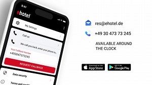 Unlock seamless business travel with the award-winning ehotel® App! 🚀 Tailored for the modern professional, our app integrates advanced features that elevate your travel experience, ensuring efficiency and convenience every step of the way. Designed to go beyond basic functionalities, the ehotel® App brings the complete power of our desktop platform right to your fingertips. With 24/7 customer support, centralized billing, and intuitive design, managing your business trips has never been easier