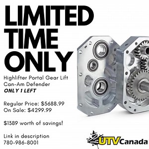 4 comments | Want to put a 6" Portal Gear Lift on your Can-Am...