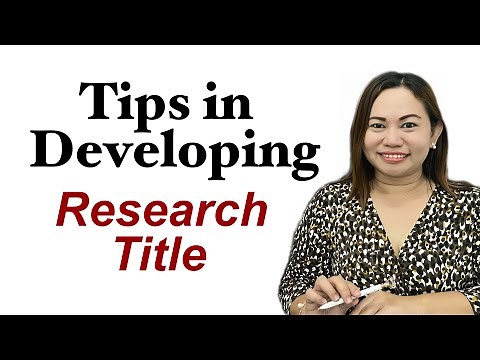 TIPS IN DEVELOPING RESEARCH TITLE|| How to START Writing Research Proposal|| Research 1|| Part 1