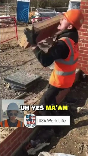 Funny construction video #FunnyConstruction #ConstructionFail #WorkerFail #BrickAccident