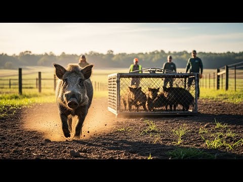 Wild Hogs Invading Neighborhoods: The Trap Strategy That Stops Them Before It Gets Worse