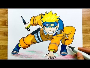 How to draw Naruto simple # 18 | How to draw naruto | Cong dan art