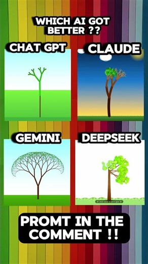 I Made 4 AIs To Build The Same Animation #coding #programming #python #javascript