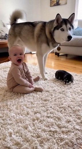 When the big dog delivers a friend! Wait for the hug. Sound ON for the approval howl. #Fblifestyle #cute #dog #puppies #newpost #viralreelsシ #fypシ #baby #cutebaby #fyp #ia #humor #papasprimerizos #newborn #StarsEverywhere #frenchbulldog #frenchielife #frenchbulldogpuppy #puppy #reels #viral #trending | Daily Buzz