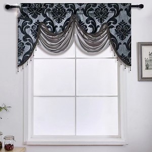 [Hot Item] New Jacquard Tassel Curtain Double-Layer Wave Window Drapes Multi-Color Blackout Curtain ODM/OEM 100% Polyester Home Textile Manufacturer