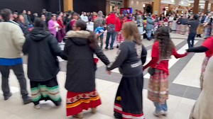 When community shows up like this, you feel it. Ribbon Skirt Day in Winnipeg. #NationalRibbonSkirtDay #OurCultureOurStrength #AMC | Assembly of Manitoba Chiefs