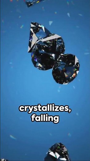 A Celestial Spectacle: Diamonds Falling from the Sky