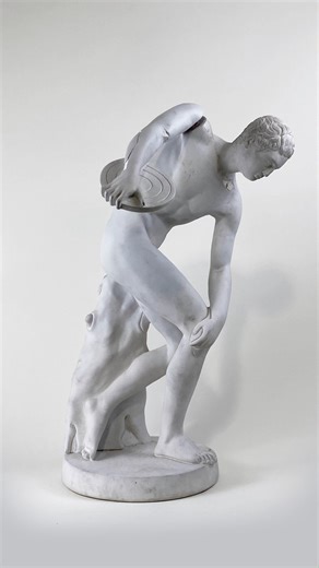 35K views · 448 reactions | ️⚡️ Hey Pee-wee fans! Do you recognize this sculpture and what it does? 樂 Hint: It has to do with a certain red scooter! ✨ And, yes, this is the real one used on Pee-wee's Playhouse! 累 If you’ve ever wondered what this statue is all about, check out the “The Townley Diskobolos” on the British Museum’s site. | Pee-wee Herman | Facebook