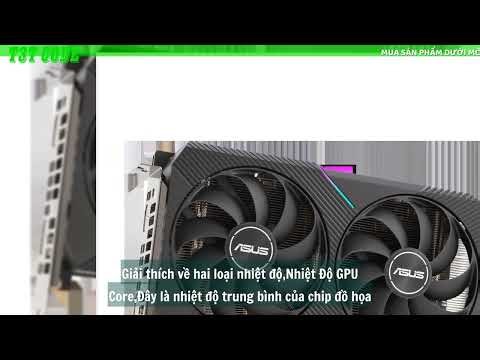 review card đồ họa asus rx 6500 xt oc edition nhiệt độ bao nhiêu