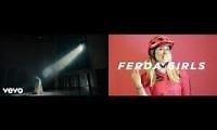 Mix of 2 videos from youtube : Kendrick Lamar   Ferda Girls Humble