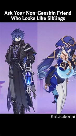 Genshin Characters That Look Related but Aren't #genshinimpact #genshin #hoyoverse #short