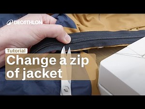 TUTORIAL - Change a Zip of jacket 🪡 | Decathlon