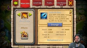 6.3K views · 91 reactions | Need to target flying heroes? You may wanna check out the new Anti-Air Shot Enchantment. Angrysagamer's YouTube: https://www.youtube.com/channel/UCU9SRHouczk2T7TsSsFC5Fg | Castle Clash: Guild Royale | Facebook