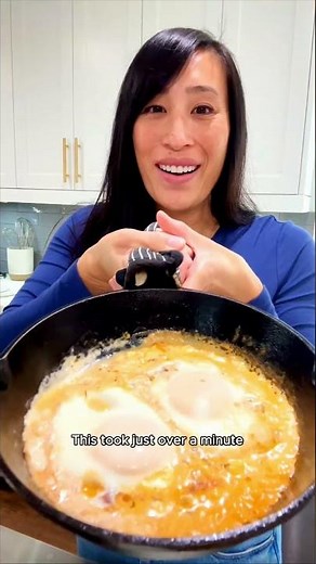 How to Make Creamy Heavy Cream Fried Eggs!