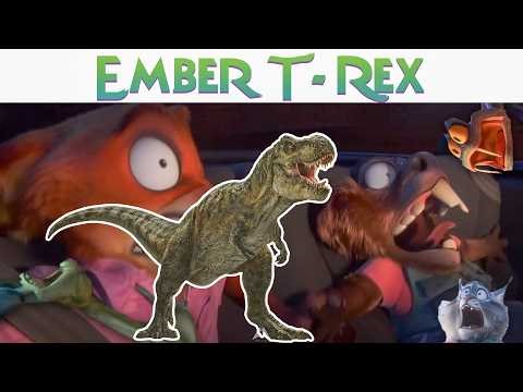 Zootopia 2 but screams got replaced with Ember T Rex Jurassic World Rebirth memes