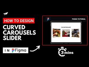 How to Design Curved Carousels slider | Tekglide Figma Tutorial
