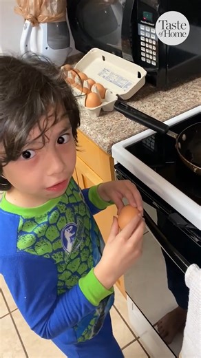 Practice makes perfect! #kidscooking #kidchef #cookingfail | Taste of Home