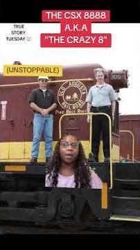 THE CSX 8888 A.K.A "THE CRAZY 8" (UNSTOPPABLE) #truestory #movie #action #train #ohio