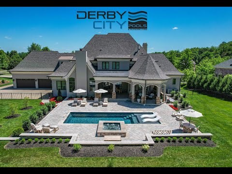 Dream Backyard Reveal: Elegant Pool & Hot Tub Setup + Cozy Outdoor Living Space!