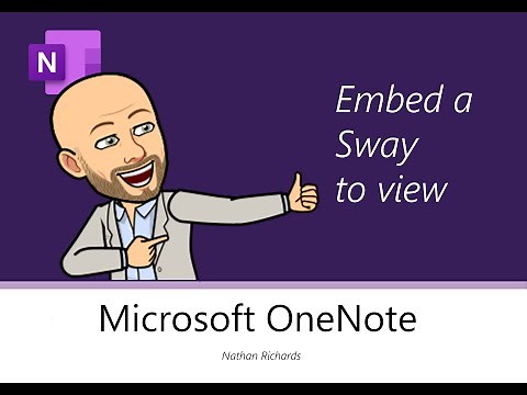 OneNote - How to embed a Sway