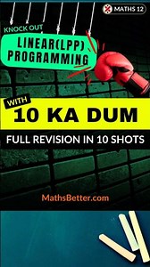 👊Knock-Out LINEAR PROGRAMMING with 10 KA DUM! | Class 12 Maths