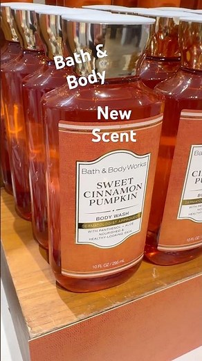BATH & BODY WORKS NEW FRAGRANCE MIST BODY WASH SWEET CINNAMON PUMPKIN #bathandbodyworks #bathandbody