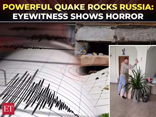 Russia's rocked by 8.7-magnitude quake; eyewitness footage shows the moment earthquake struck