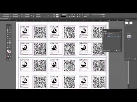 InDesign CC, Make a QR coded Business Card or Handout.