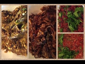 C/w Nana: Lao Tomato, Mushroom & Chili Sauces (ແຈ່ວສາມແບບ == Jeo Sahm Bap)