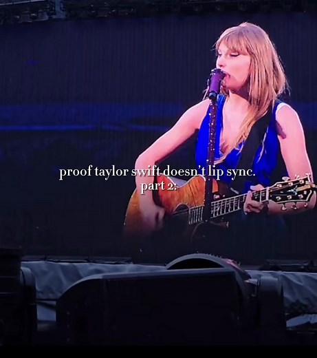 Taylor Swift Doesn't Lip Sync - Concert Moments and Proof