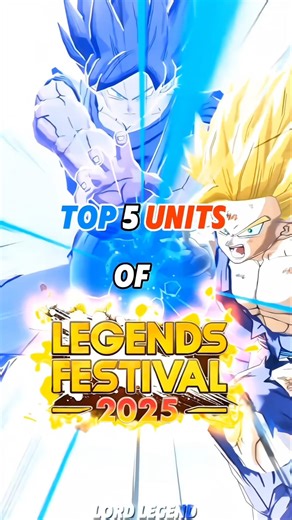 "Top 5 Legend Fest 2025 Characters 🍺🥶" (Dragon Ball Legends) #shortvideo #shorts #short #dblegends
