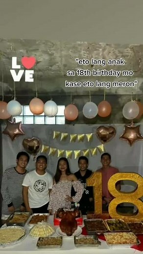 grateful pa din ako nung debut ko kase kompleto kami non kaso lowkey pinangarap ko din maranasan mag18 candles tsaka 18 treasures 😞 ps: nung debut ko may bagyo kaya yung bisita boyfriend ko lang tsaka mga barkada nya yan na nasa pic basang basa pa sila nyan 😞#fyyyyyyyppppp