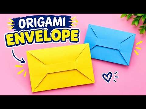 Easy Origami Envelope Tutorial | How to Fold a Paper Envelope