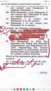 Q7. PRE - WIN 2026 || PER MINUTE QUESTION SERIES || ECONOMY #PYQ ||#Accounts #NCERT || #UPSCPRELIMS