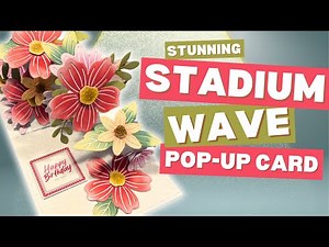 Beautiful Pop-Up Cards | Stadium Wave Card!