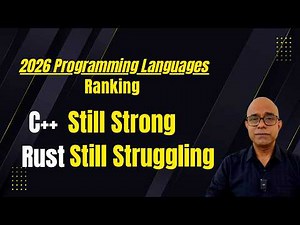 2026 Programming Language Ranking - C++ Still Strong, Rust Still Struggling